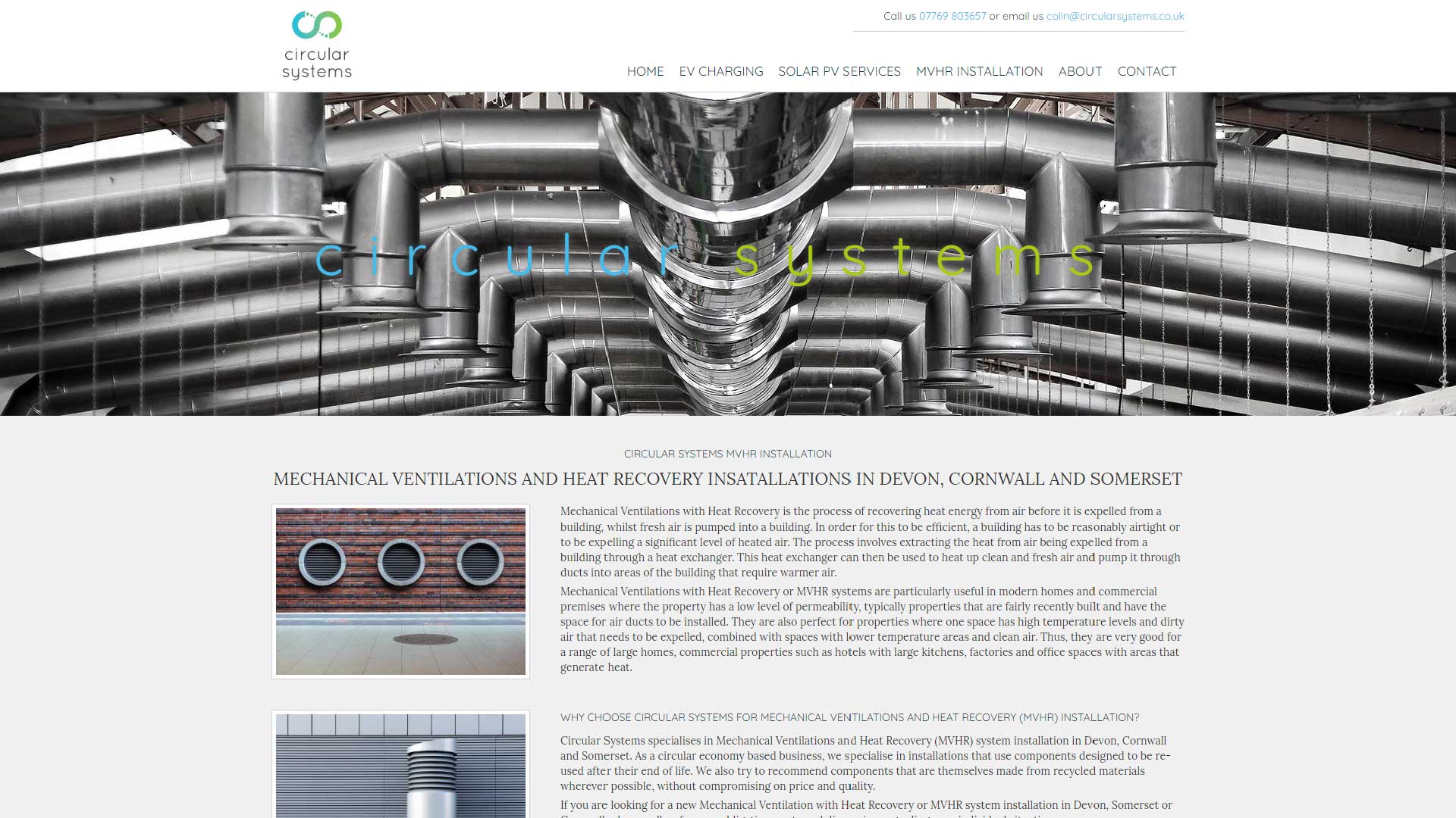 Green Energy web site designs